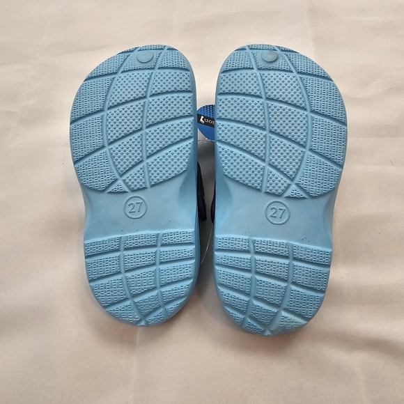NWT, Toddler Dinosaur Clogs Shoes Light Blue Kid Size 8-11.5 - Picture 9 of 10